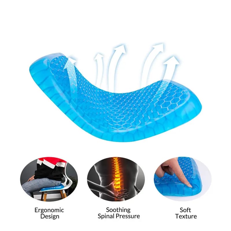 Asiento Lumbar Cojín Gel