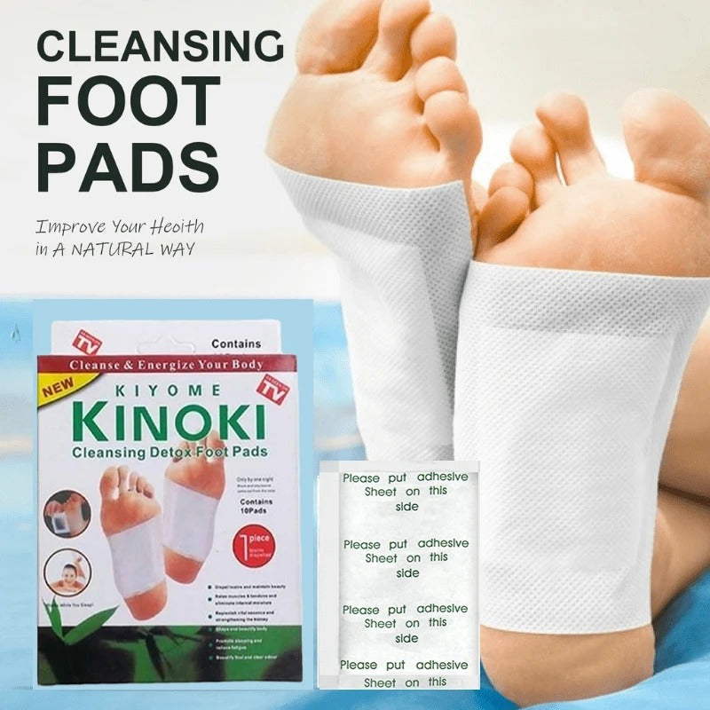 10 CAJAS PARCHES KINOKI PARA PIES
